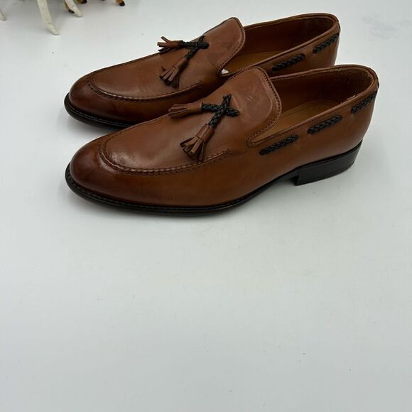 Men’s Brunomagli leather loafers size 8, made in Italy - Picture 4 of 11